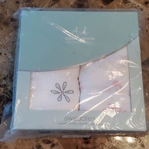 Aden and Anais 2 pack girl's swaddles
